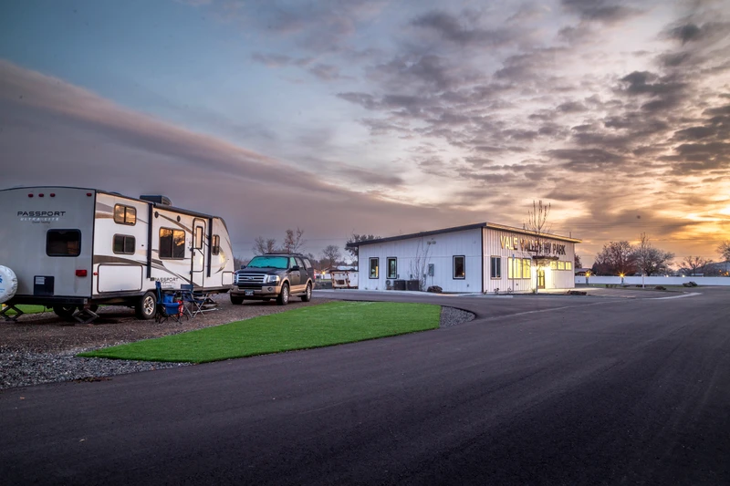 Beautiful sunrise view from Vale Valley RV Park